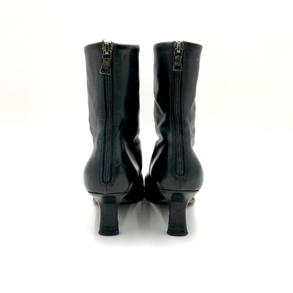 PRADA Black Leather Booties - Picture 2 of 8